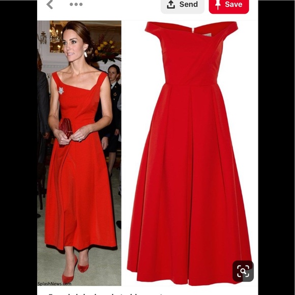 preen by thornton bregazzi red dress